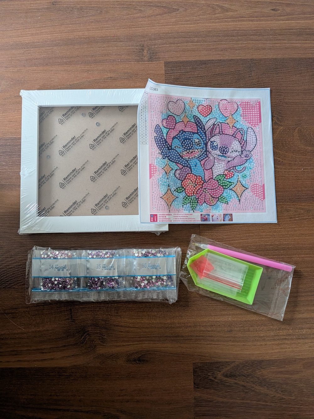 New Lilo And Stitch Diamond Painting Kit with Frame